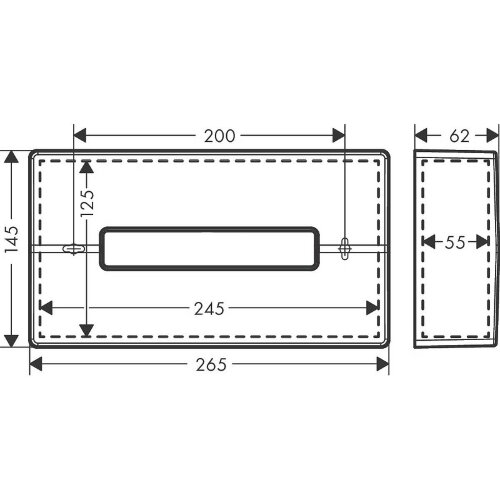 Диспенсер для салфеток Hansgrohe AddStoris Хром (41774000)
