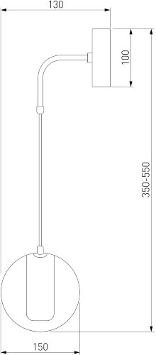Бра Eurosvet 50258 LED дымчатый