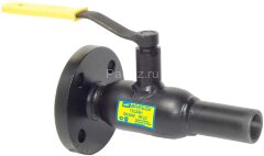 Кран шаровой стальной 11с34п Dу 40/32 Pу40 с-ф