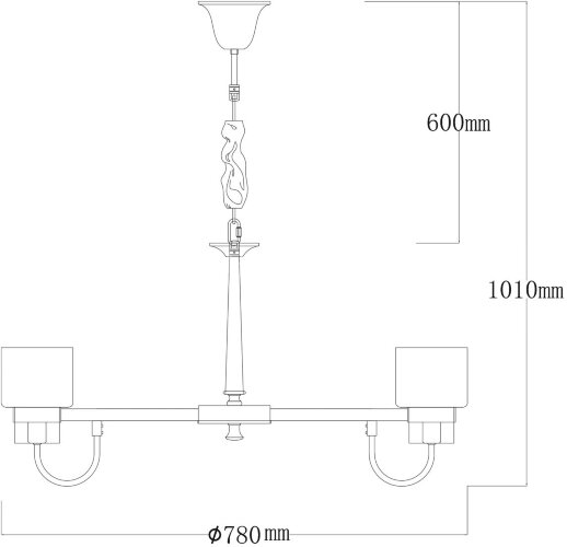 Подвесная люстра MW-Light 483015108