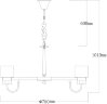 Подвесная люстра MW-Light 483015108