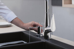 Диспенсер для жидкого мыла Hansgrohe, встраиваемый, хром (40448000)