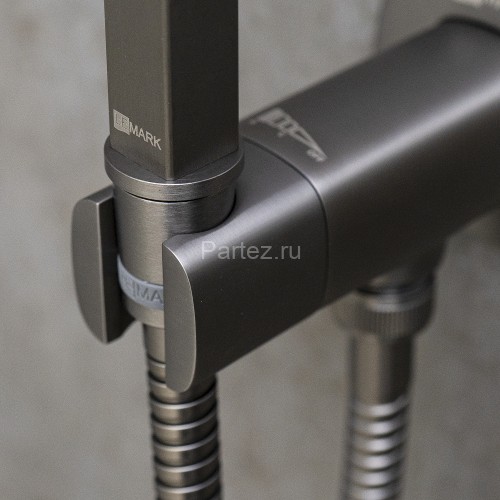 Смеситель Lemark Solo LM7172GM с гигиеническим душем, встраиваемый