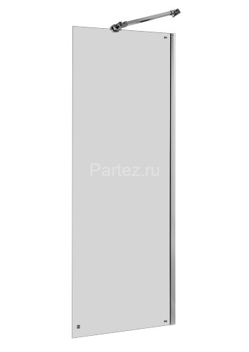 Душевое ограждение Roca Capital боковая часть 900х1950 прозрачное стекло, хром (M4409012M)