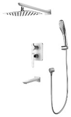 Смеситель Lemark Melange LM4922CW для ванны и душа, встраиваемый