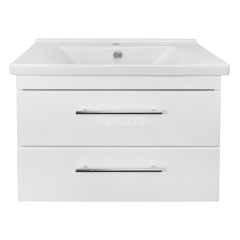 Комплект тумба Loranto Karina 70/2 700х450х550 подвесная с раковиной Миранда 70 (CS00086521)