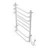 Полотенцесушитель электрический AZARIO MILAN 500/800 8 секций, диммер справа, белый (AZ90858W)