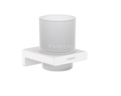 Cтакан Hansgrohe AddStoris, матовый белый (41749700)