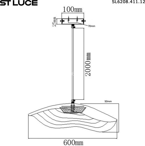 Подвесной светильник ST Luce SL6208.411.12