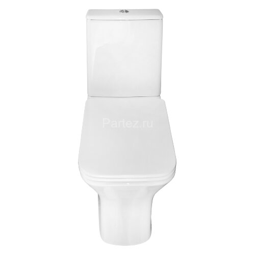 Унитаз-компакт Azario FRETTA Square N 340х650х770 напольный, безободковый, c быстросъемным сиденьем