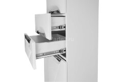 Пенал Loranto Стиль 35 левосторонний, 350х1970х330, белый (CS00024793)