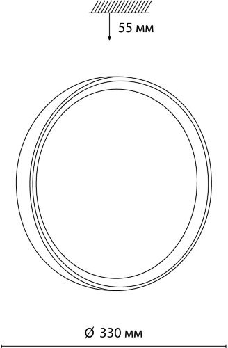 Настенно-потолочный светильник Sonex 7603/CL