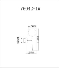 Бра Moderli V6042-1W