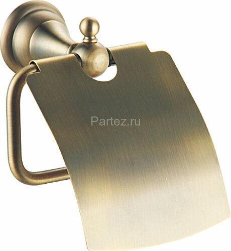 Держатель туалетной бумаги Azario ELVIA с крышкой, бронза (AZ-91110Q)