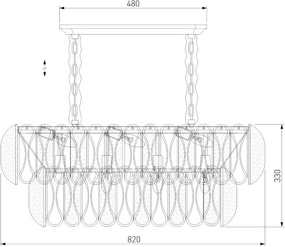 Подвесная люстра Bogate's 365/10