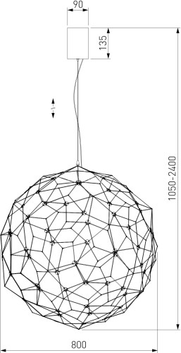 Подвесной светильник Bogate's 453/1