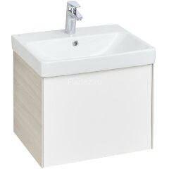 Тумба под раковину AQUATON Асти 55 подвесная, белая (1A263101AXD70)