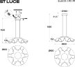 Подвесная люстра ST Luce SL6235.103.20