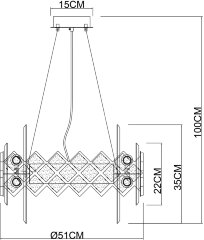 Подвесная люстра Arte Lamp A1039SP-10BK