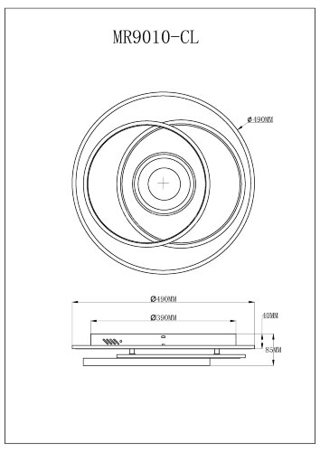 Потолочный светильник MyFar MR9010-CL