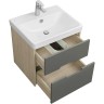 Тумба под раковину AQUATON Оливия 55 подвесная Грей/Дуб Ойстер (1A254201OLUG0)