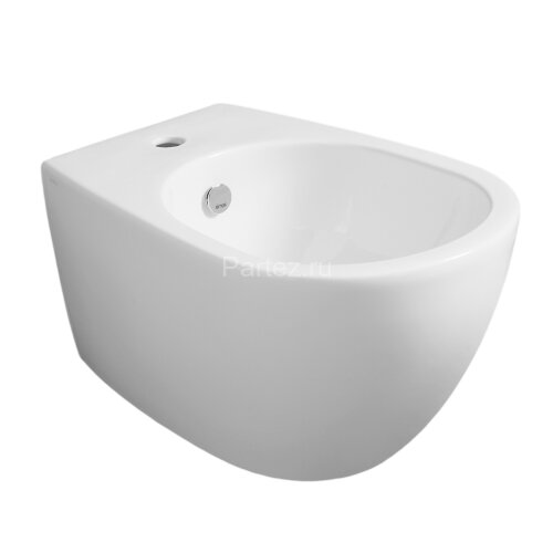 Биде подвесное Simas Vignoni 365х560х340 с 1 отверстием под смеситель, с креплением F85, цвет белый