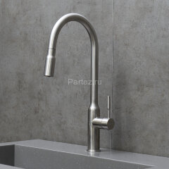 Смеситель Lemark Expert LM5086S для кухни с вытягивающимся поворотным изливом