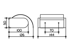 Держатель туалетной бумаги Keuco Edition 300 с крышкой, хром (30060010000)