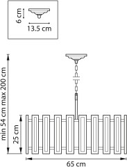 Подвесная люстра Lightstar 712064