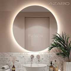 Зеркало AZARIO Alone Cerchio 800х800 влагостойкое с подсветкой, сенсорный выключатель с функцией дим