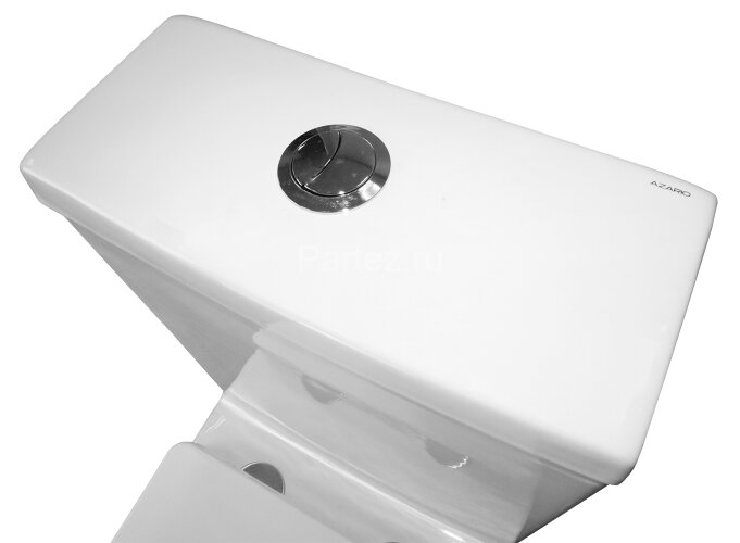 Унитаз-моноблок AZARIO MORANO 680x370х830 напольный, безободковый, в комплекте с сиденьем дюропласт 