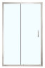 Душевая дверь Azario MILTON раздвижная 120х200, толщина полотна 6мм универсальная, цвет профиля серебро