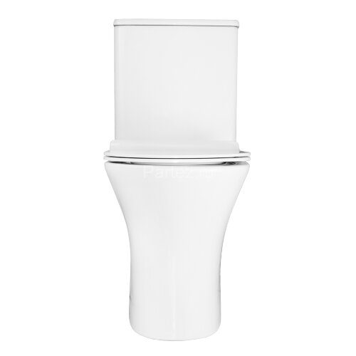 Унитаз-компакт Azario FRENTO 340x650х770 безободковый, в комплекте с бачком и сиденьем микролифт (AZ