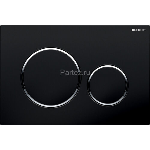 Кнопка смыва Geberit Sigma 20, двойной смыв, черная (115.882.KM.1)