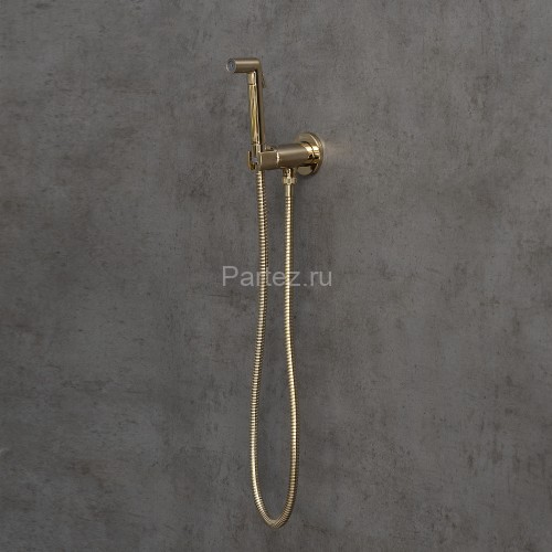 Смеситель Lemark Solo LM7171G с гигиеническим душем, встраиваемый