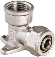 Угол обжимной с креплением 20х1/2&quot; VALTEC