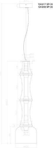 Подвесной светильник Divinare 1243/17 SP-30