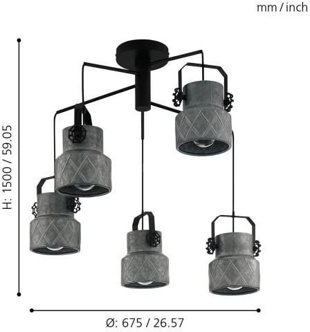 Подвесная люстра Eglo 39856