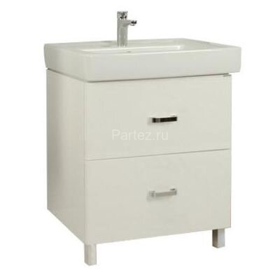 Тумба под раковину AQUATON Америна 80 Н, белая (1A169401AM010)