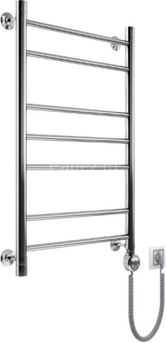 Полотенцесушитель электрический Маргроид Лесенка "Вид 10" без полки 80х50 подключение справа, хром