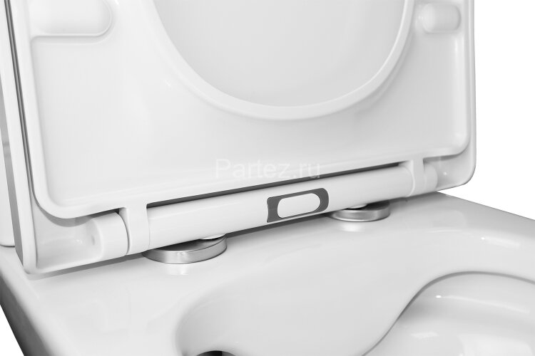 Унитаз-компакт Azario Blaise 385х615х801 напольный, безободковый с быстросъемным сиденьем микролифт 