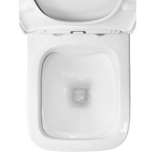 Унитаз-компакт Azario Blaise 385х615х801 напольный, безободковый с быстросъемным сиденьем микролифт 