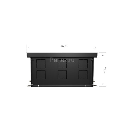 Конвектор внутрипольный Royal Thermo ATRIUM-150/300/1800-DG-U-LB