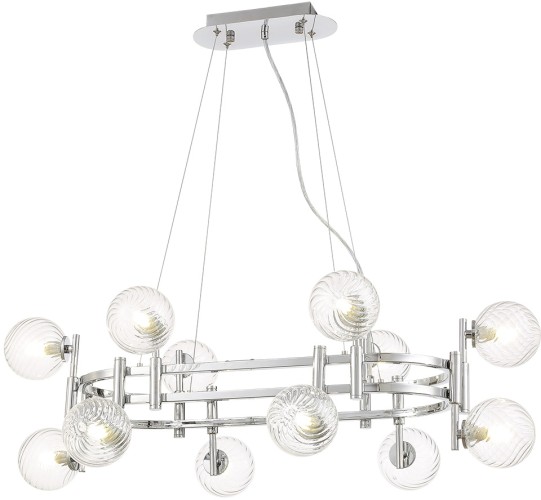 Подвесная люстра Crystal Lux LUXURY SP12L CHROME