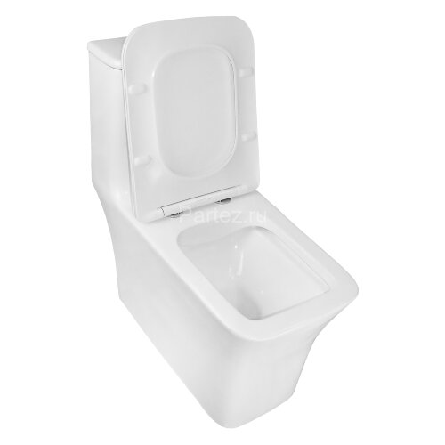 Унитаз-моноблок Azario GRESSA 705х370х760 напольный, безободковый, в комплекте со смывным механизмом