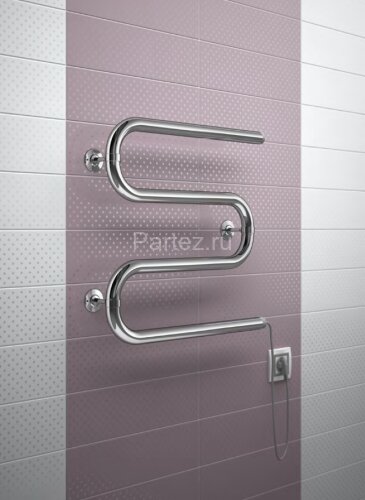 Полотенцесушитель электрический Маргроид "Вид 52" 50х60, универсальное подключение, хром