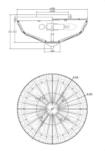 Потолочная люстра Maytoni MOD094CL-04G