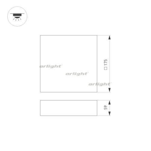 Потолочный светильник Arlight 034784