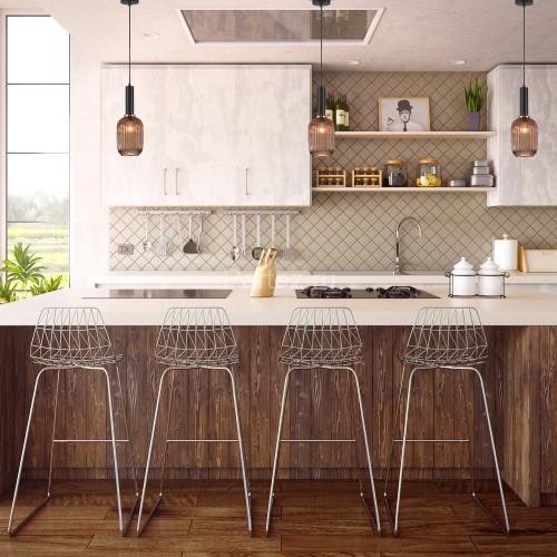 Подвесной светильник Eurosvet 50181/1 янтарный