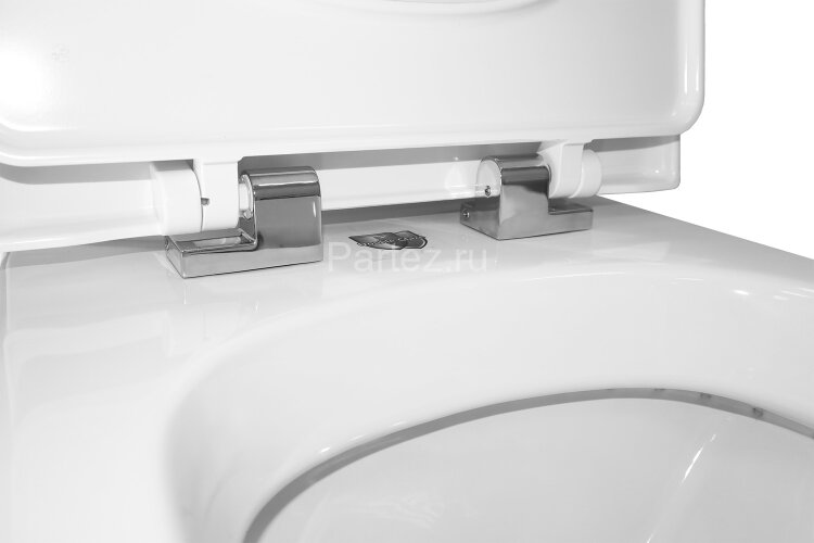 Унитаз-компакт Creo Ceramique LE MANS напольный, скрытый монтаж, с крышкой микролифт (415х705х950)